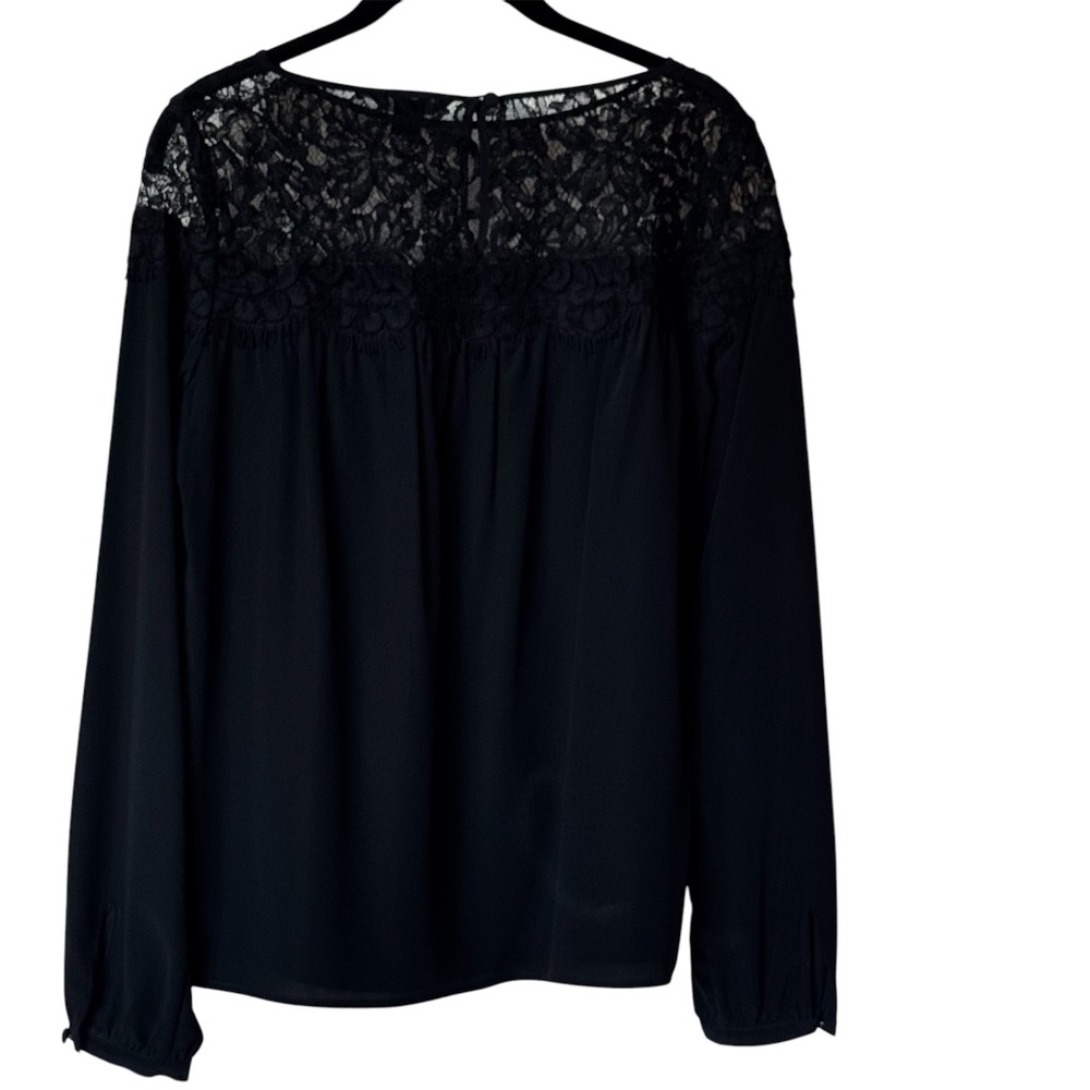 Elegant Black Lace Women's Top
